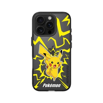 iPhone 16 Pro Clear 酷墨灰 - 寶可夢 Pokemon - 戰鬥系列-皮卡丘