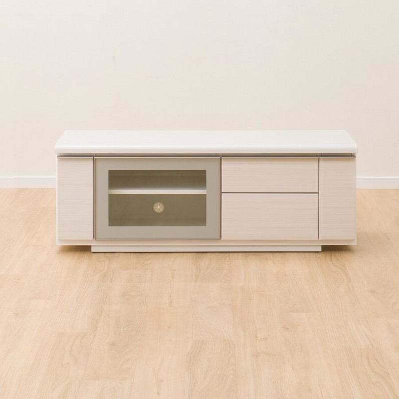 ニトリ　テレビボード　ポスティア　125cm 楽天市場】[幅125cm] 光沢のある木目模様が美しいローボード