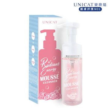 【UNICAT 變臉貓】全效舒緩卸洗泡泡慕斯｜紅石榴抗氧潔顏｜穩定膚況｜150ml