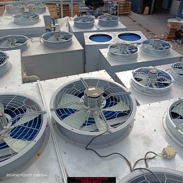 {可刷卡 打統編}冷卻塔風機熱鍍鋅風葉尼龍葉片防水防爆銅線電機閉式冷卻塔風機