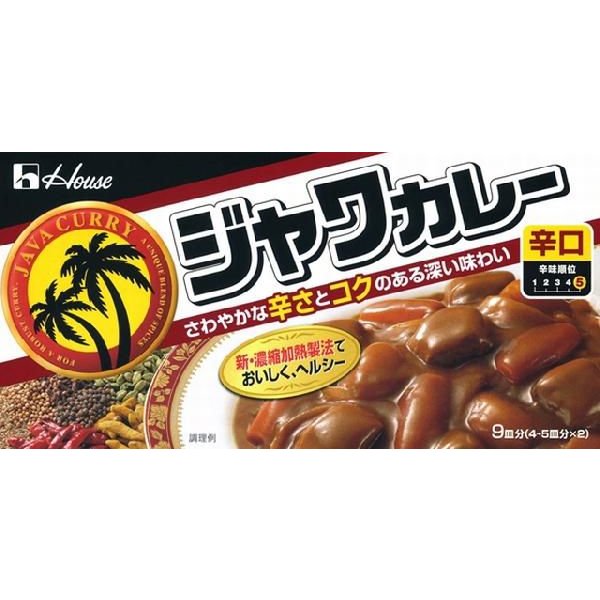 ハウス ジャワカレー 辛口 185g