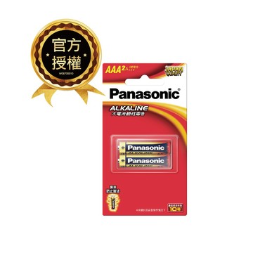 【Panasonic 國際牌】 3號 4號 ALKALINE大電流鹼性電池  紅鹼吊卡裝 2入裝