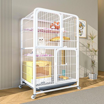 ??快速出貨?? 公司貨 貓籠子家用室內兩層貓別墅不占地寵物貓咪房子小戶型貓窩貓舍貓屋