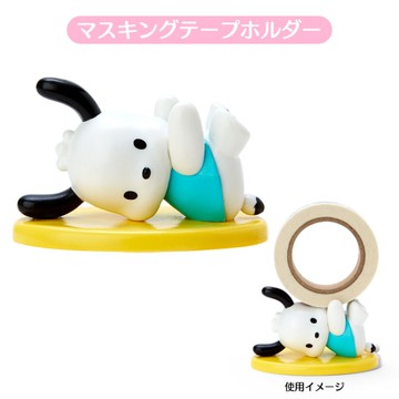 asdfkitty*帕洽狗造型紙膠帶架-辦公室文具用品-也可當擺飾.裝飾品-日本正版商品