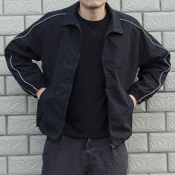 外套男潮ins秋季薄款夾克情侶裝潮流休閒運動衝鋒衣百搭防曬衣潮 8R