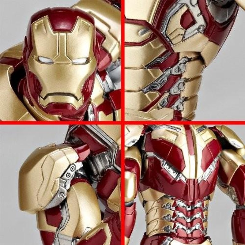 特撮リボルテック 042 アイアンマンマーク42 海洋堂 フィギュア マーベル IRON MAN ロバート・ダウニーJr | LINEショッピング