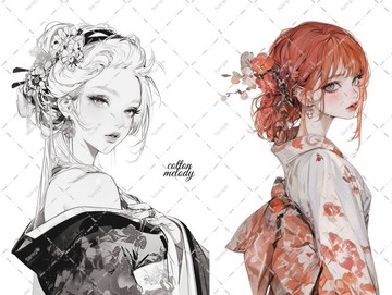 原創貼紙 no.5837 人物貼紙 原創貼紙 人物貼紙 女孩貼紙 原創人物貼紙