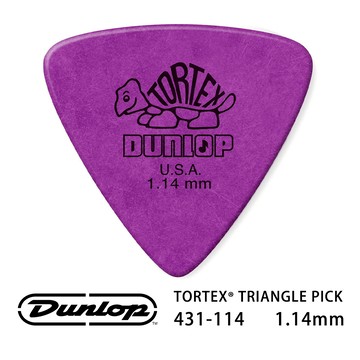 Jim Dunlop Tortex Triangle 431R 1.14mm Pick (三片、十片組)【敦煌樂器】