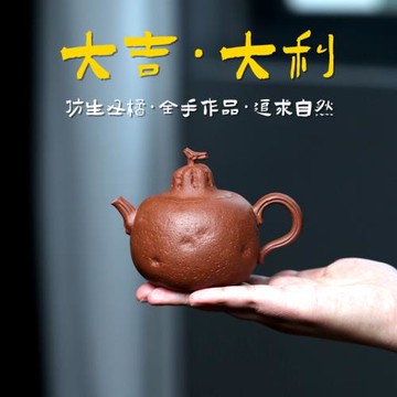 丑橘紫砂壺宜興原礦降坡泥名家純全手工家用功夫茶具仿生器泡茶壺