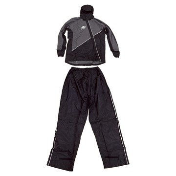 BRIGHTDAY 君邁 OutPerform 終結者 斜開背包款兩截式雨衣  5XL  灰色 + 鐵灰色