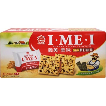 義美 美味紫菜蘇打餅乾(192g/盒) [大買家]