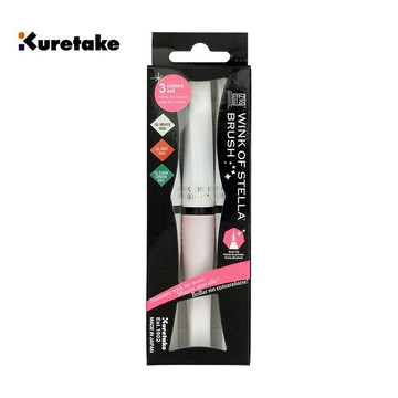 日本吳竹Kuretake ZIG 亮彩唇膏型彩繪筆 白/紅/深綠 3支入 (MS-55-3VWC)【APP滿額下單4%點數(單一帳號最高1000點)】7/31止