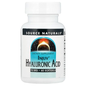 Source Naturals, Injuv 透明質酸，70 毫克，60 粒軟凝膠