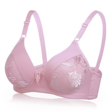 性感無痕媽媽舒適無鋼圈小胸聚攏文胸中年人透氣防下垂內衣女胸罩