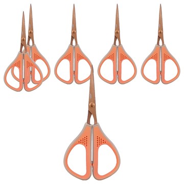 ABEL 力大牌 職人精工剪 鈦金屬剪刀 60058 4.5吋  粉色  6支