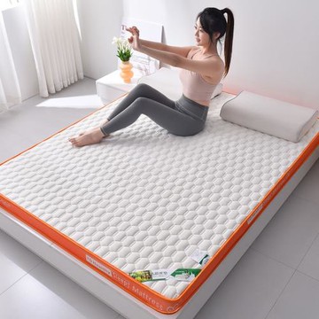 2025新款針織棉乳膠記憶棉護脊床墊-雙人大床