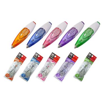 【SDI 手牌】i-PUSH 輕鬆按 修正帶組合 正帶5個+內帶20個 /組(CT-204/CT-205/CT-206)