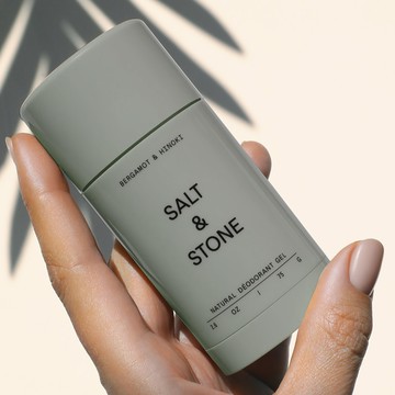 美國SALT&STONE 天然體香膏-檜木佛手柑75g(敏肌適用)