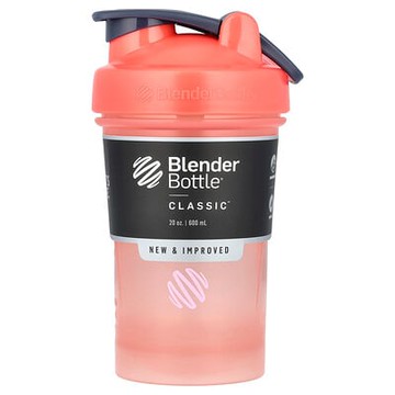 Blender Bottle, 經典™，FC 珊瑚紅，20 盎司（600 毫升）
