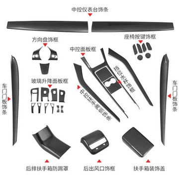 適用特斯拉扶手箱蓋后排防踢墊出空調風口保護蓋特斯拉配件Y3中控
