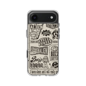 iPhone Air Clear Case（相機按鈕） 透明 - 迪士尼-玩具總動員 Toy Story - 玩具總動員-美式風格