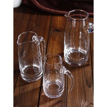 新品紅酒醒酒器白酒杯分酒器帶柄刻度量杯家用洋酒壺玻璃透明套裝