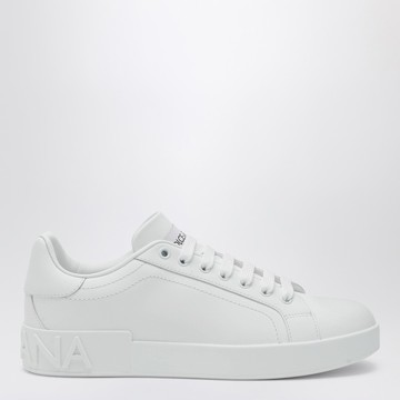 White Portofino sneakers in leather
