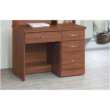 AS DESIGN雅司家具-卡里3.2尺柚木色書桌下座-96x58x76cm