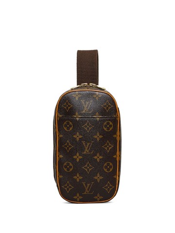 Louis Vuitton - 2003 pre-owned Pochette Gange handbag - women - Canvas/Leather - One Size - Brown