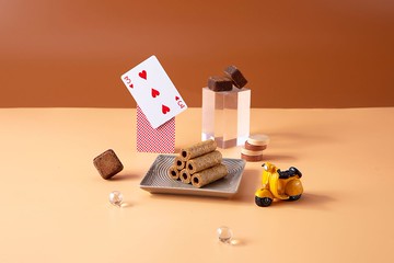 【鬍子國王】頂級法國奶油蛋捲－輕巧隨手瓶 黑糖