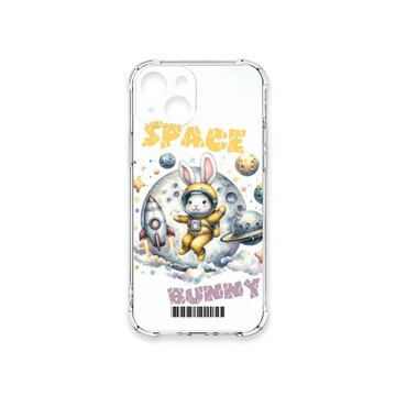 iPhone 15 殼 TRON IPhone 15 登上月球的太空兔兔  載具 四角防摔殼 手機殼