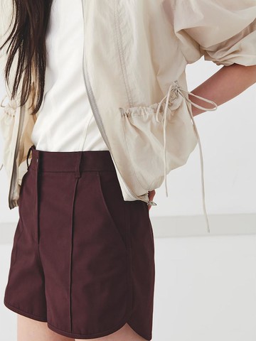 Round Hem Micro Pants [Wine] (KE5321M05Z)