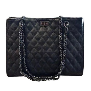 ZUCA”S - 韓版單肩斜挎包大容量鏈條菱格包 - M-365