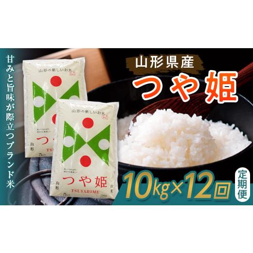 ふるさと納税 山形県 山辺町 山形県産 つや姫 10kg（5kg×2）×12回 F21A-127