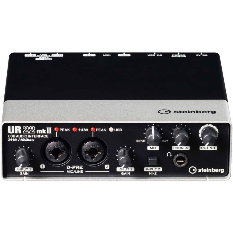 Steinberg スタインバーグ 2x2 USB2.0 24bit 192kHz オーディオインターフェース UR22mkII