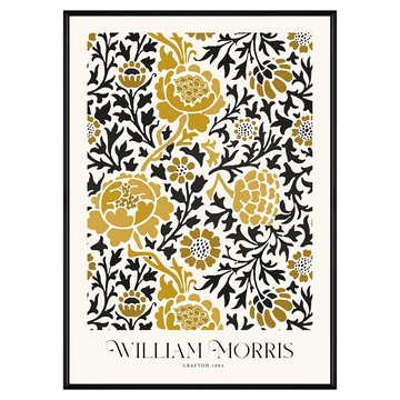 BOLUO GALLERY 菠蘿選畫所 掛畫 William Morris Grafton BFSP3407B  40 x 30cm  黑色