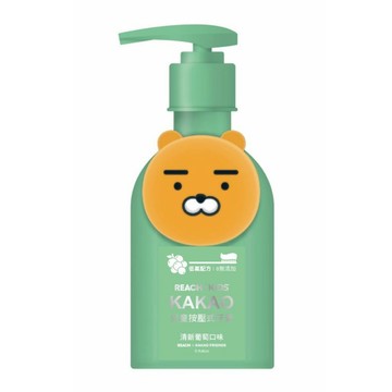 麗奇KAKAO按壓式兒童牙膏萊恩-葡萄