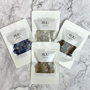 水晶凈化消磁碎石- 黃髮晶 黑髮晶 黃虎眼 青金石 辦公室裝置擺飾