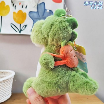 【萌趣治癒】恐龍鑰匙扣 玩偶掛件 書包掛飾 毛絨公仔 揹包掛件 情侶飾品 可愛卡通 柔軟不掉毛 送禮佳品