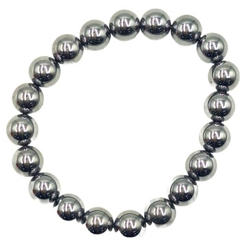 鈦赫茲圓珠項鍊  1條