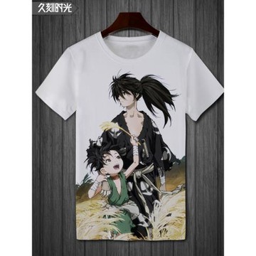 多羅羅 百鬼丸短袖T恤動漫卡通周邊汗衫青少年夏季大碼上衣半截袖