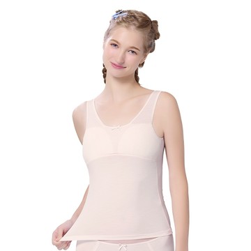 SWEAR 思薇爾 快樂FUN系列 M-XXL 無鋼圈 素面 舒適 包覆 少女 長背心 (春日粉)