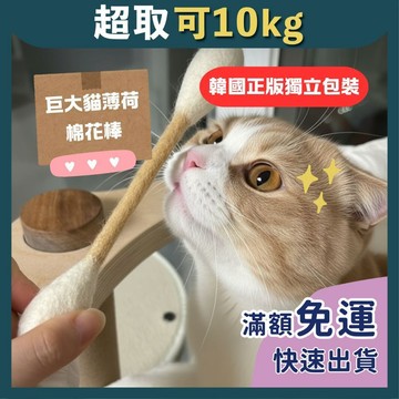 免睏【✨獨家全新色 韓國 HUE PLANE 16CM貓薄荷棉花棒】貓玩具 逗貓玩具 貓草玩具 貓棉花棒 巨大棉花棒