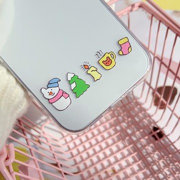 ins風可愛小清新簡約圣誕派對適用于蘋果13/14/15/16/17proMax趣味少女手機軟殼iPhone11/12MINI透明16plus