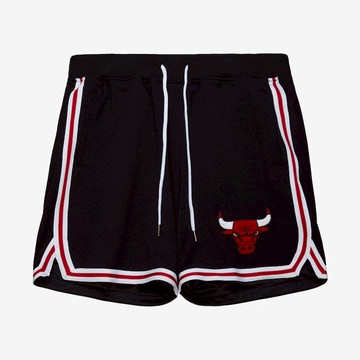Mitchell & Ness LOGO OVER GAME DAY SHORTS - CHICAGO BULLS 男 短褲 BT10109-CBUBLCK