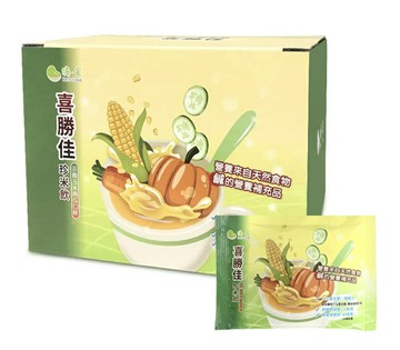 │勝食│喜勝佳-田園玉米南瓜 蛋白質補給配方 25gx30包/盒 洗腎後適用、膳食纖維、全素可食 憨吉小舖