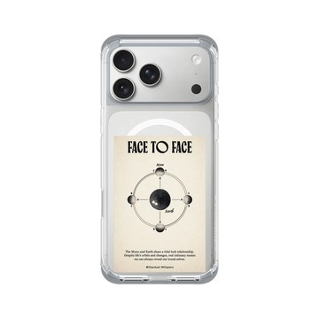 iPhone 17 Pro Max ClearX (MagSafe 兼容) 霜透灰 - Valentine's Day Collection - 潮汐鎖定：親密面對面
