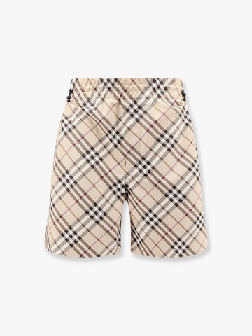 Traditional check nylon bermuda shorts - BURBERRY - gender_Man