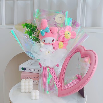 Lovely Farm 歐若拉快樂三麗鷗人造花束  美樂蒂  1個