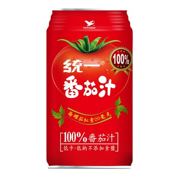 統一番茄汁CAN340ml箱購（24入）